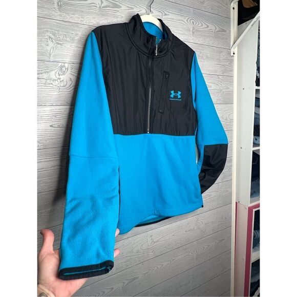 Under Armor Fleese 1/2 zip  Jacket - Picture 2 of 7